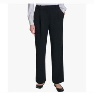 DKNY Wide Leg Dress Pants Black